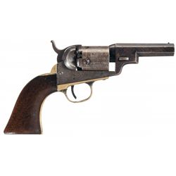 Hightly Desirable Colt Wells Fargo Model 1849 Pocket Revolver with Inscribed Backstrap