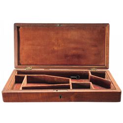 Desirable American Hardwood Case for a 6 Inch Colt Model 1848 Baby Dragoon Revolver