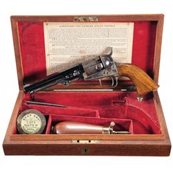 Exceptional Factory Cased Colt London Model 1849 Pocket Revolver