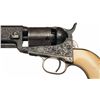 Image 2 : Cased Deluxe Factory Engraved Colt Model 1849 Pocket Revolver with Ivory Grip and Presentation Barre