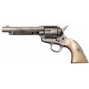 Image 1 : Factory Engraved First Generation Colt Single Action Army Revolver with Carved Steer Head Pearl Grip