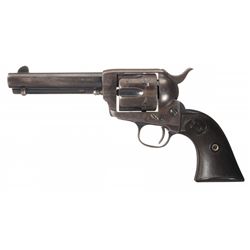 Texas Shipped Black Powder Colt Single Action Army Revolver with Factory Letter