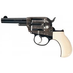 Colt Model 1877 Double Action Lightning Sheriff's Model Revolver with Ivory Grip