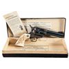 Image 1 : Magnificent Pre-War Colt Single Action Army Revolver with Carved Steer Head Ivory Grips and Original