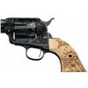 Image 3 : Elaborate Custom Relief Colson Signed and Engraved Gold and Silver Inlaid Colt Single Action Army Re