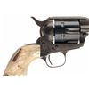 Image 3 : Pre-World War II Colt Single Action Army Revolver in 32 WCF with Carved Steer  Head Pearl Grips