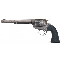 Oregon Shipped Colt Bisley Model Single Action Revolver with Factory Letter