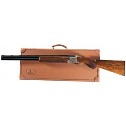 Excellent Belgian Browning Diana Grade Superposed Broadway Trap Shotgun