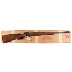 Excellent Pre-64 Winchester Model 70 Featherweight Bolt Action Rifle with Factory Box