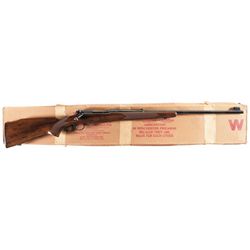 Spectacular Pre-64 Winchester Model 70 Bolt Action Rifle with Box