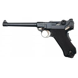 Exceptional and Desirable DWM Model 1906 Second Issue Navy Luger with Matching Magazine