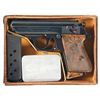 Image 1 : Nazi Walther PPK Party Leader Pistol with Matching Walther Shipping Box with Original GI Capture Pap