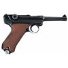 Image 2 : Outstanding World War II "Small 1941" Dated Mauser Banner "Eagle/L" Police Luger Semi-Automatic Pist