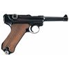Image 2 : World War II Nazi 1940-42 Code Mauser Luger Semi-Automatic Pistol Rig with Two Matching Magazines an