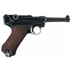 Image 2 : Desirable World War II Nazi 1940 Dated Mauser Banner "Eagle/L" Police Luger Pistol with Two Magazine