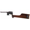 Image 1 : Mauser Model 1896 Wartime Commercial Broomhandle Pistol with Matching Shoulder Stock