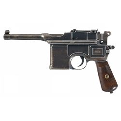 Late Production Post World War I Model 1896 "Bolo" Broomhandle Mauser Pistol