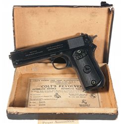 Colt Model 1903 Pocket Hammer Semi-Automatic Pistol with Box