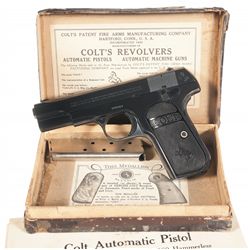 Excellent Colt Model 1908 Semi-Automatic Pistol with Box