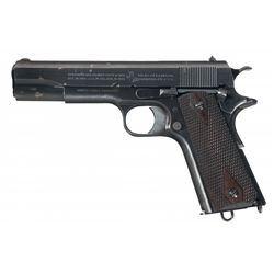 Late World War I U.S. Colt Model 1911 Semi-Automatic Pistol with Two Holsters
