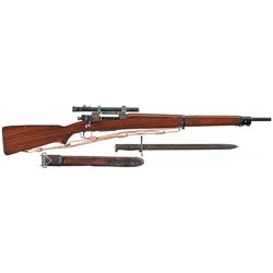 U.S. Remington Model 1903-A4 Sniper Rifle with Bayonet and Sling