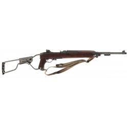 Excellent World War II U.S. Inland M1A1 Paratrooper Semi-Automatic Carbine with Sling and Jump Case
