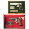 Image 1 : Two Display Cased Commemorative Model 1911 Semi-Automatic Pistols