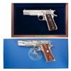 Image 1 : Two Factory Embellished Colt Semi-Automatic Pistols