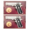 Image 1 : Pair of Consecutively Numbered Colt Super Commander Semi-Automatic Pistols with Boxes