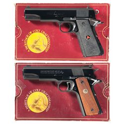 Two Boxed Colt Semi-Automatic Pistols