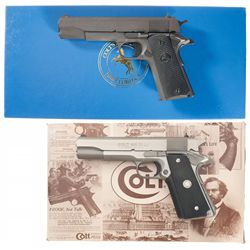 Two Boxed Colt Semi-Automatic Pistols