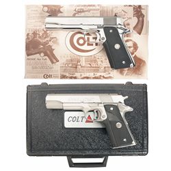Two Colt Semi-Automatic Pistols with Cases