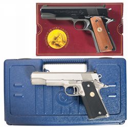 Two Colt Semi-Automatic Pistols