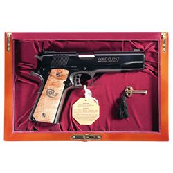 Cased Colt Gold Cup National Match Talo Exclusive Semi-Automatic Pistol