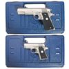 Image 1 : Two Colt Semi-Automatic Pistols with Cases