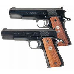 Two Colt 1911 Style Semi-Automatic Pistols