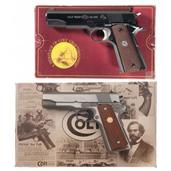 Two Boxed Colt Semi-Automatic 1911 Style Pistols