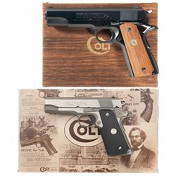 Two Boxed Colt Semi-Automatic Pistols