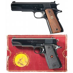 Two Colt Semi-Automatic Pistols