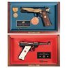Image 1 : Two Display Cased Commemorative Semi-Automatic Pistols