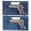 Image 1 : Collector's Lot of Two Colt Government Model 1911 Semi-Automatic Pistols with Cases