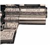 Image 3 : Engraved Stainless 2 1/2 Inch Colt Python Double Action Revolver with Ivory Grips