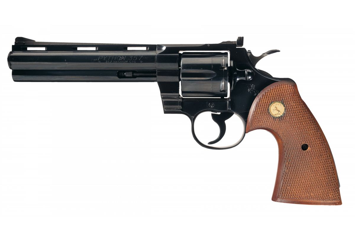Excellent Early Colt Python Double Action Revolver