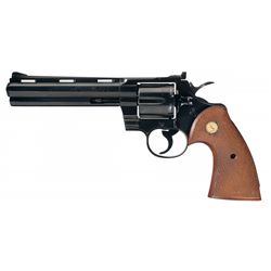 Excellent Early Colt Python Double Action Revolver