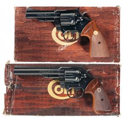 Collector's Lot of Two Colt Trooper Revolvers