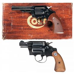 Two Colt Double Action Revolvers