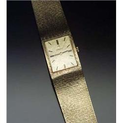 Gentleman's Swiss 14-Karat Yellow Gold Self-Winding Dress Watch, Omega Circa 1969 Length: 7-1/2 i...