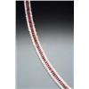Image 1 : 14-Karat Yellow and White Gold, Ruby and Diamond Cocktail Bracelet Set with seventy-nine rectangu...