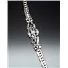 Image 1 : Platinum and Diamond Cocktail Bracelet Circa 1960 Set with one emerald cut diamond weighing appro...