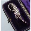 Image 1 : Mid-Victorian Yellow Gold, Silver, Diamond and Ruby Crawfish Pendant Brooch Circa 1860 The body s...